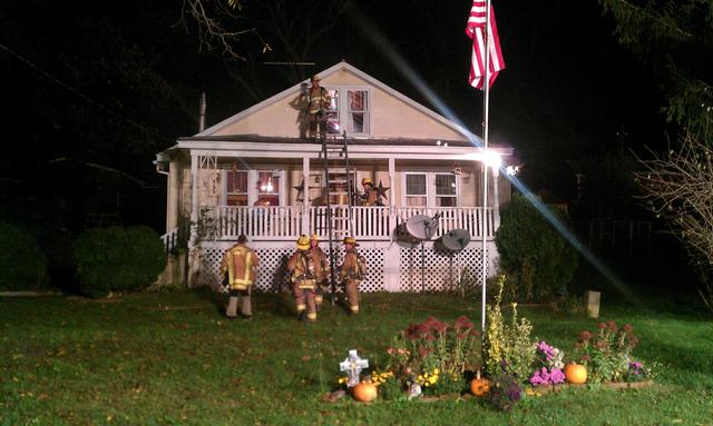 Chimney Fire, 4400 Sam's Creek Rd.